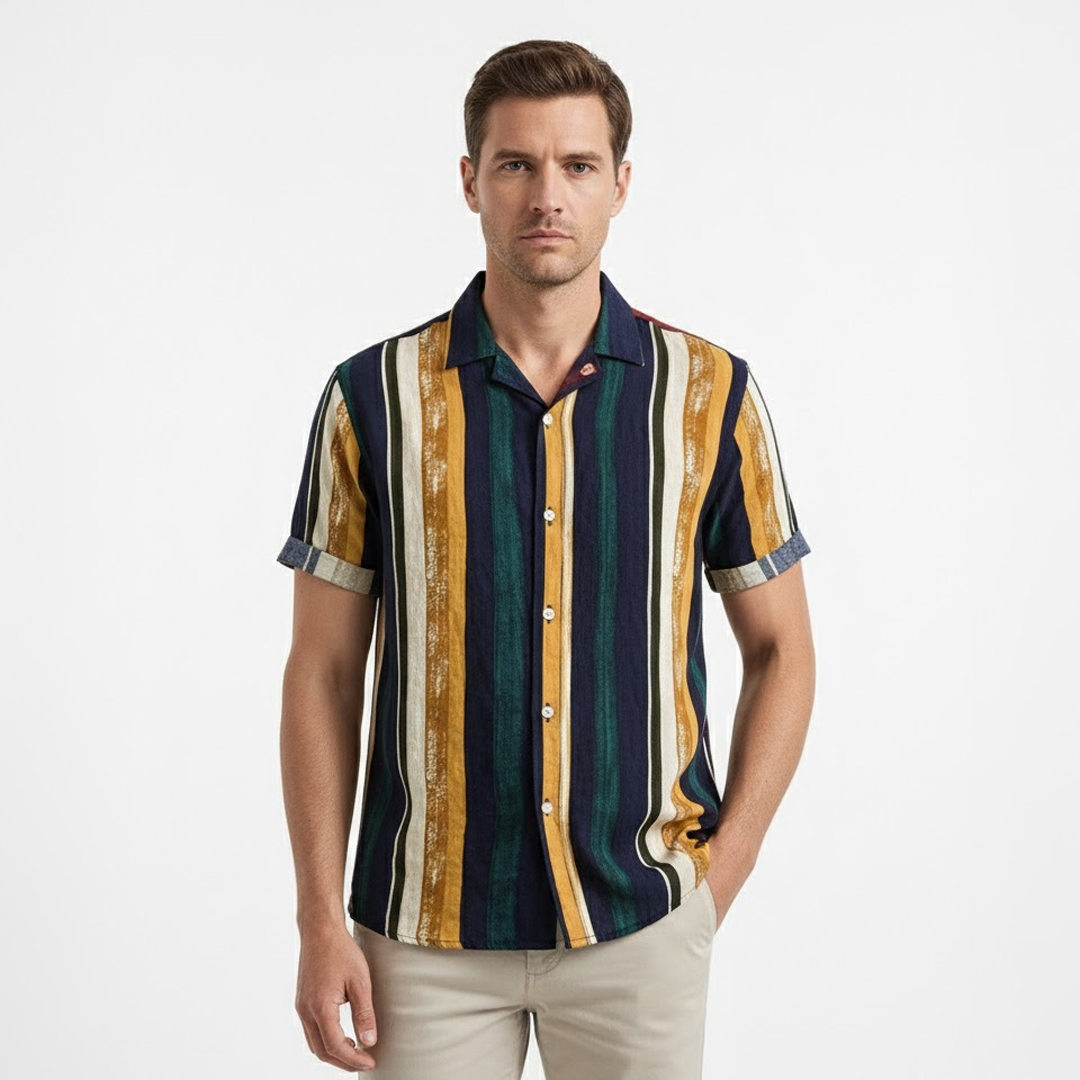 Camisa Manga Curta Fiorinni Vintage