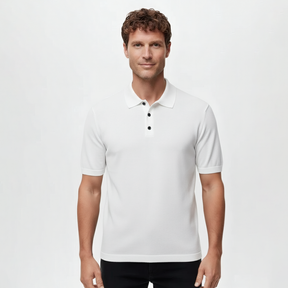 Camisa Polo Masculina em Seda Gelo Fiorinni