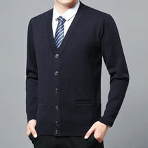 Cardigan Masculino Executivo Fiorinni azul marinho