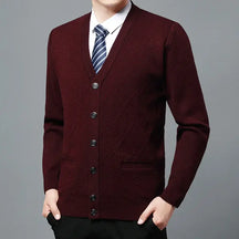 Cardigan Masculino Executivo Fiorinni bordô