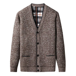 Cardigan Masculino Fiorinni em Lã café]