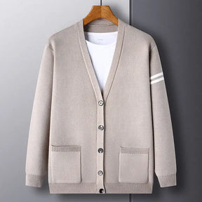 Cardigan Masculino Gola V Fiorinni caqui