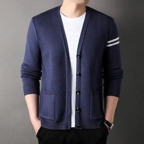 Cardigan Masculino Gola V Fiorinni roxo