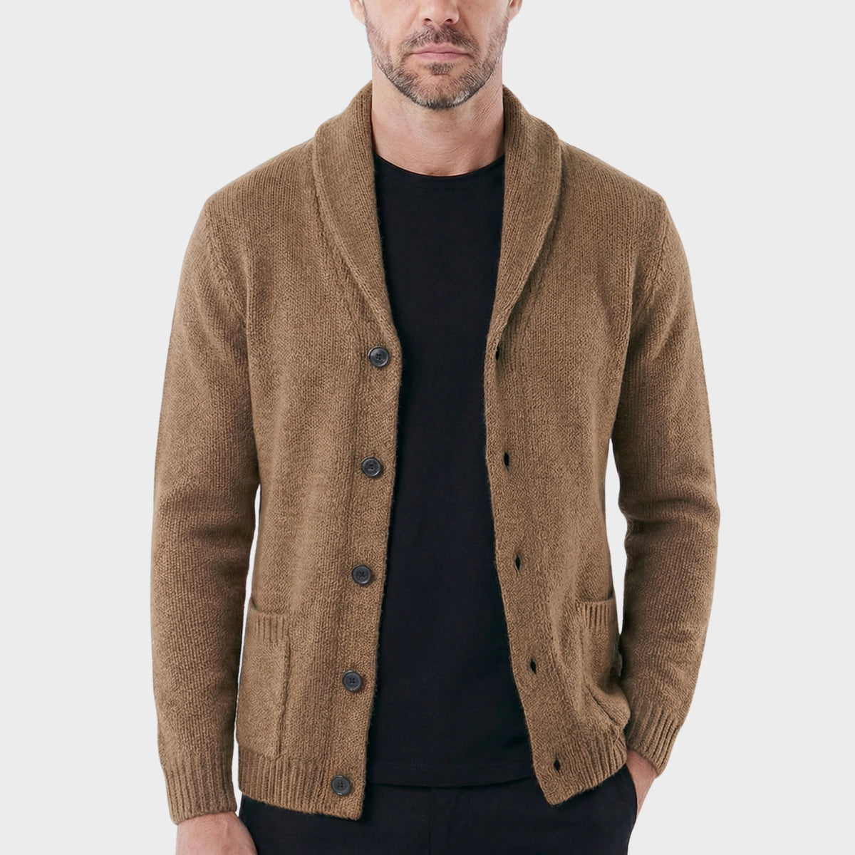 CardiganMasculinoLondoncomGola
