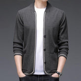 Cardigan Masculino Slim Fiorinni cinza