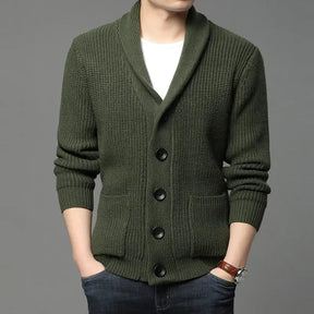 Cardigan Masculino Tricot Fiorinni verde