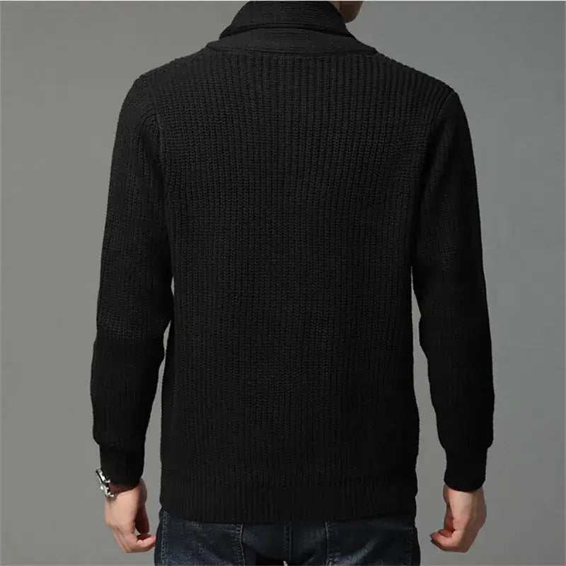 Cardigan Masculino Tricot Fiorinni preto