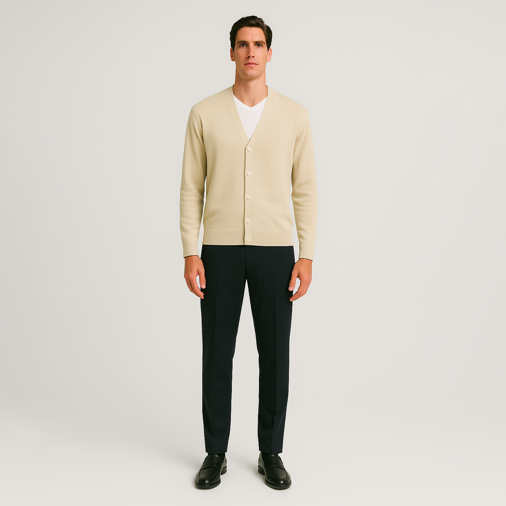Cardigan Masculino Com Botões Fiorinni