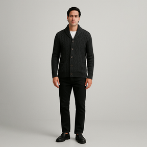 Cardigan Masculino em Algodão Pima Fiorinni