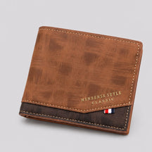 Carteira Masculina em Couro Classic caramelo