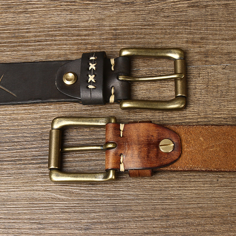 Cinto Masculino de Couro Fiorinni Vintage