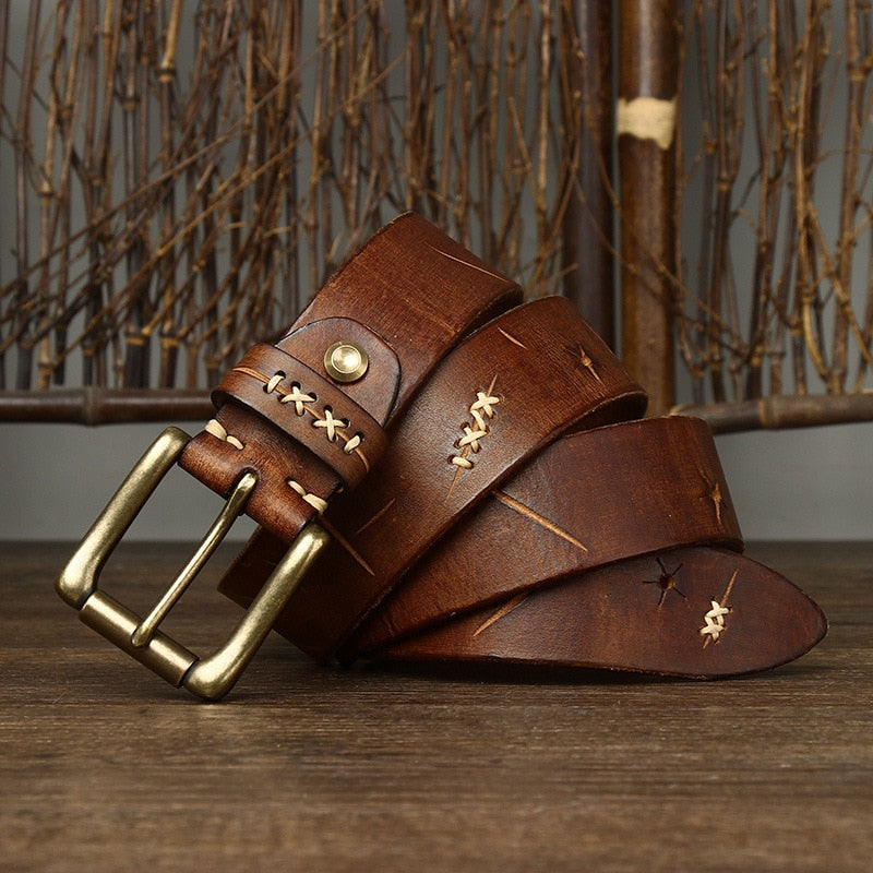 Cinto Masculino de Couro Fiorinni Vintage