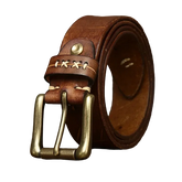 Cinto Masculino de Couro Fiorinni Vintage marrom