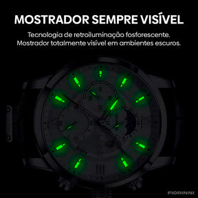 Relógio Masculino com Pulseira de Couro Fiorinni Classy