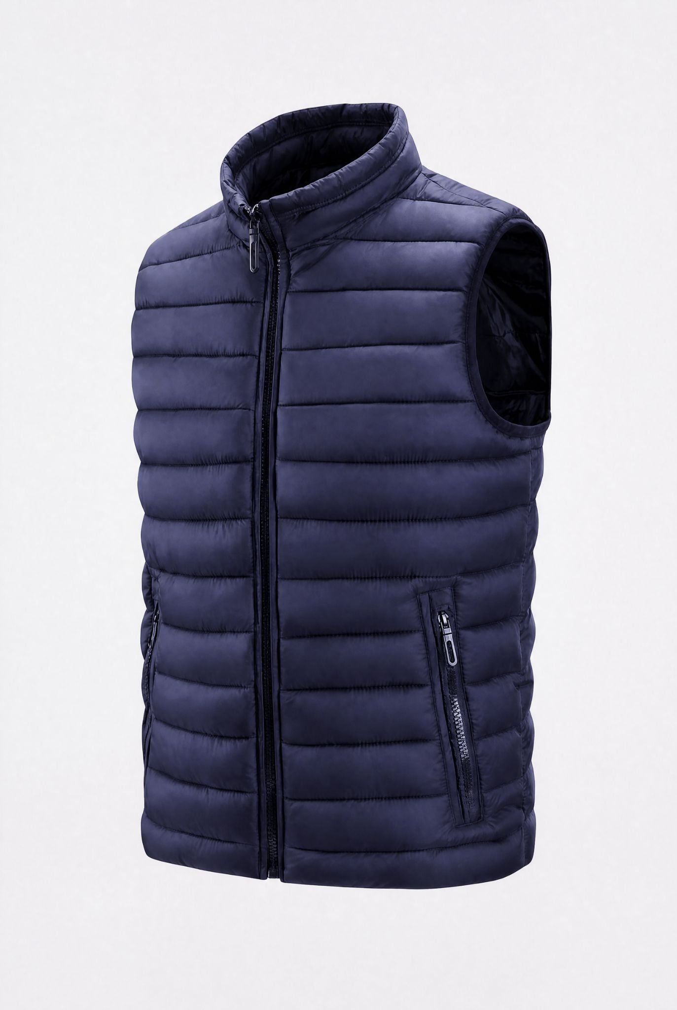 Colete Masculino Puffer Acolchoado com Zíper
