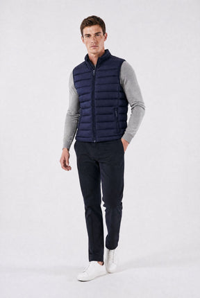 Colete Masculino Puffer Acolchoado com Zíper