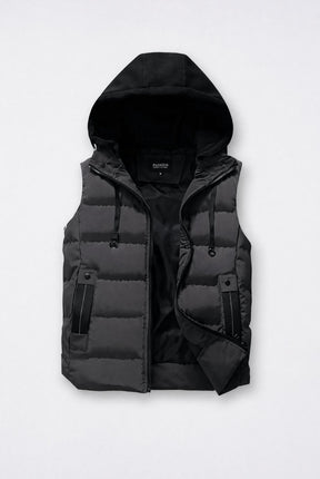 Colete Masculino Puffer com Capuz Norven