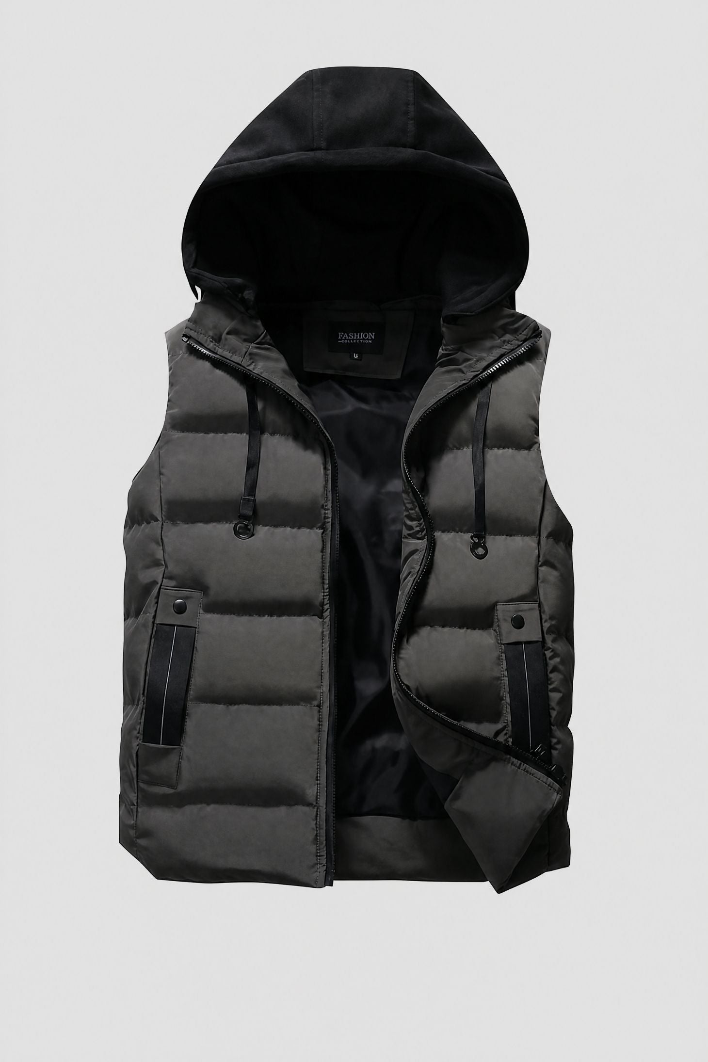 Colete Masculino Puffer com Capuz Norven