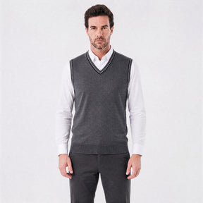 Colete Masculino Social Essentials de Alfaiataria Slim cinza
