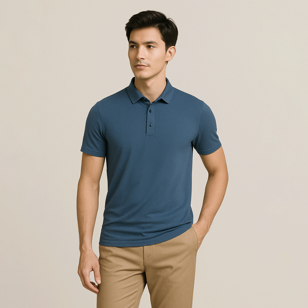 Conjunto 2 Camisas Polos em Seda Gelo Fiorinni