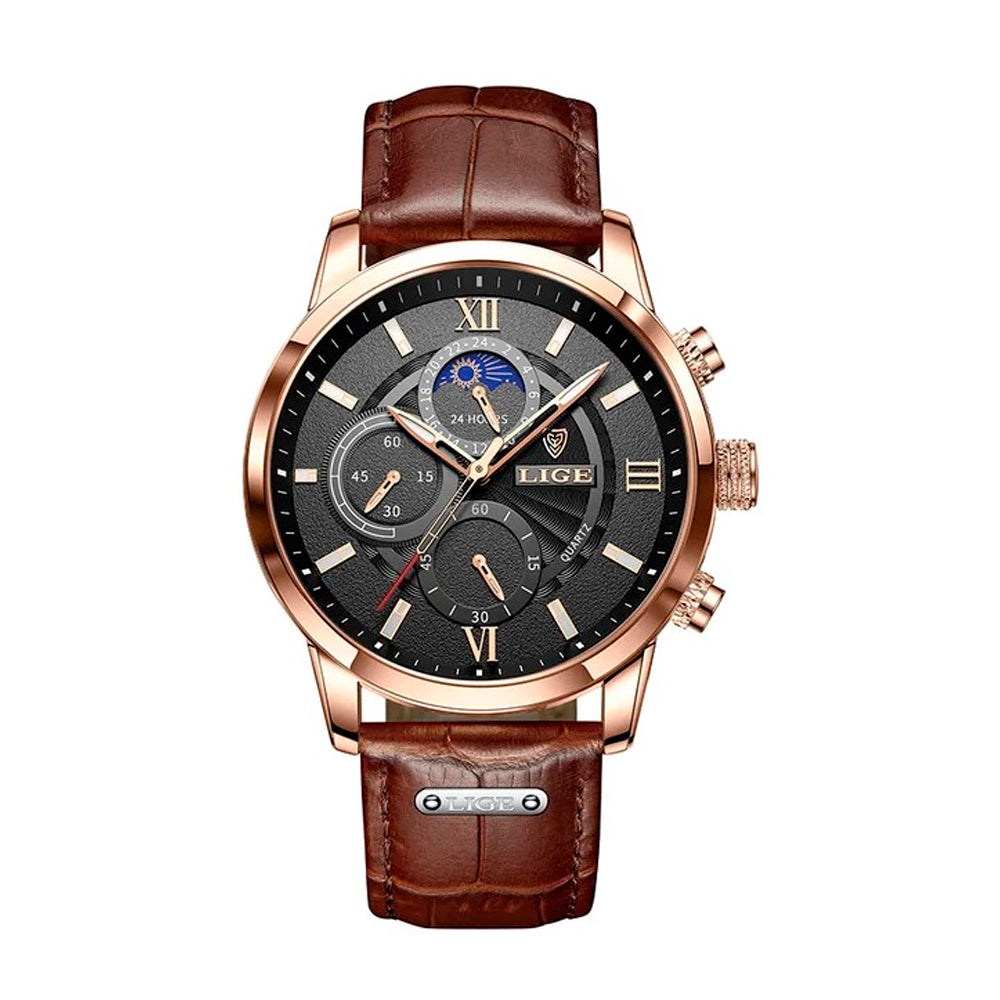 Relógio Masculino com Pulseira de Couro Fiorinni Classy