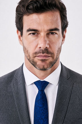 Gravata Masculina Estampada em Seda 1200 Fios