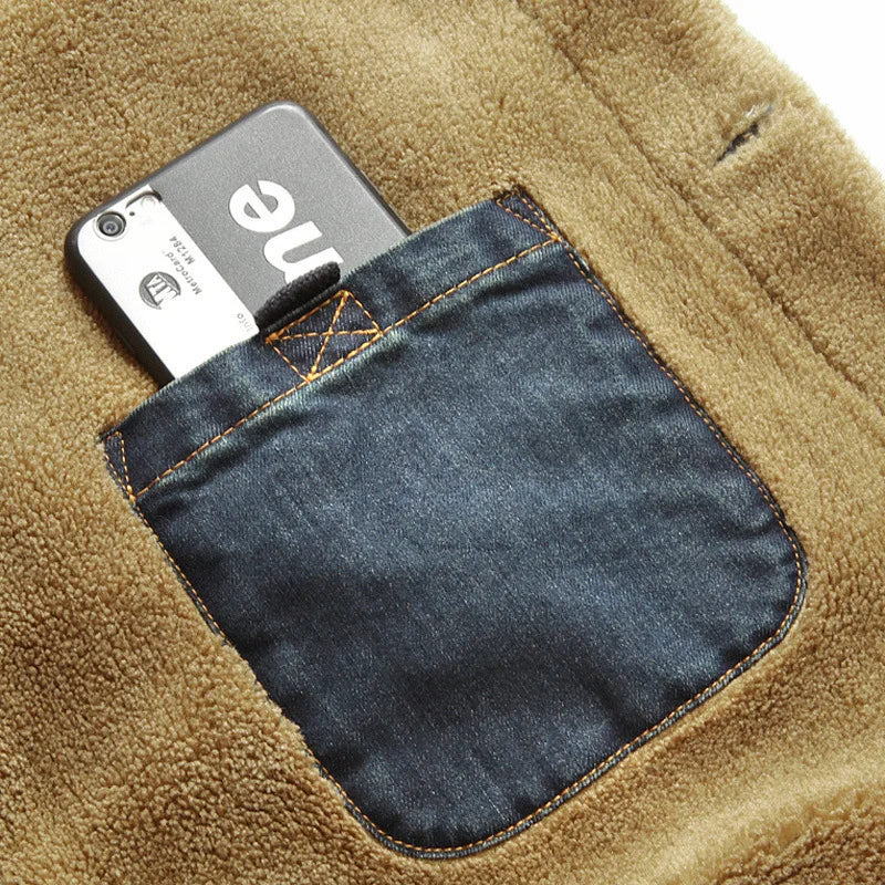 Jaqueta Jeans Masculina Fiorinni Acolchoada - Detalhes interno