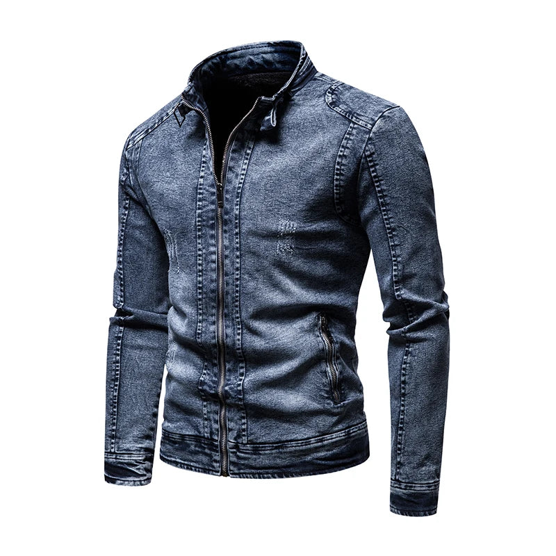 Jaqueta Jeans Masculina Fiorinni City azul