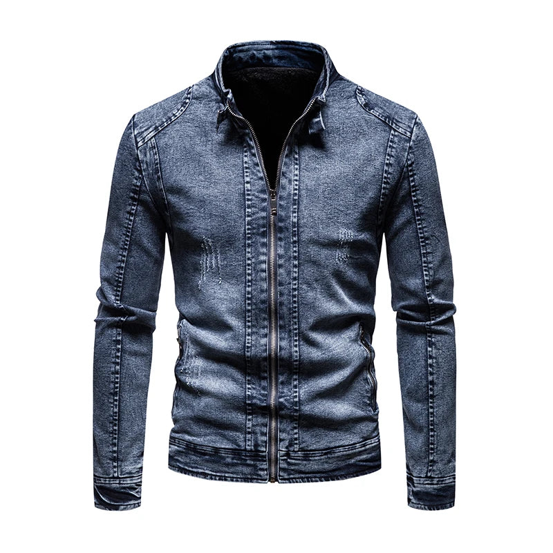 Jaqueta Jeans Masculina Fiorinni City azul