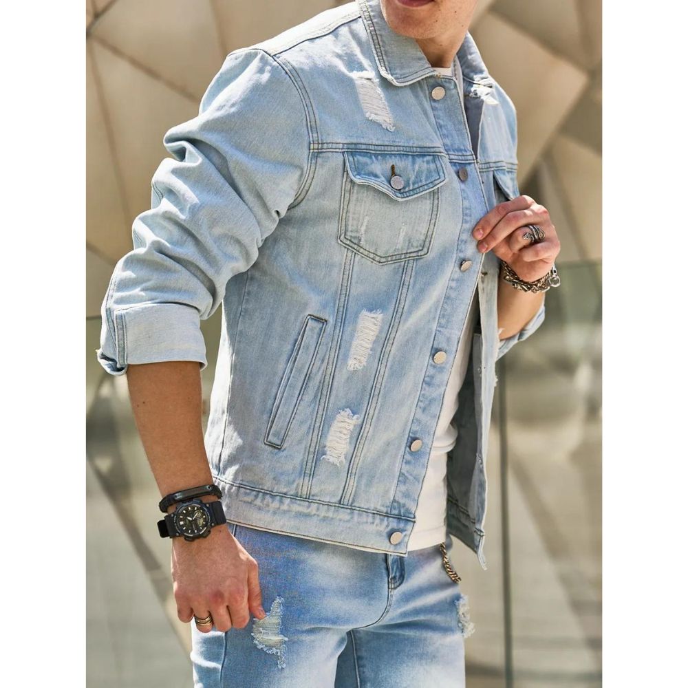 Jaqueta Jeans Masculina Fiorinni Hyper