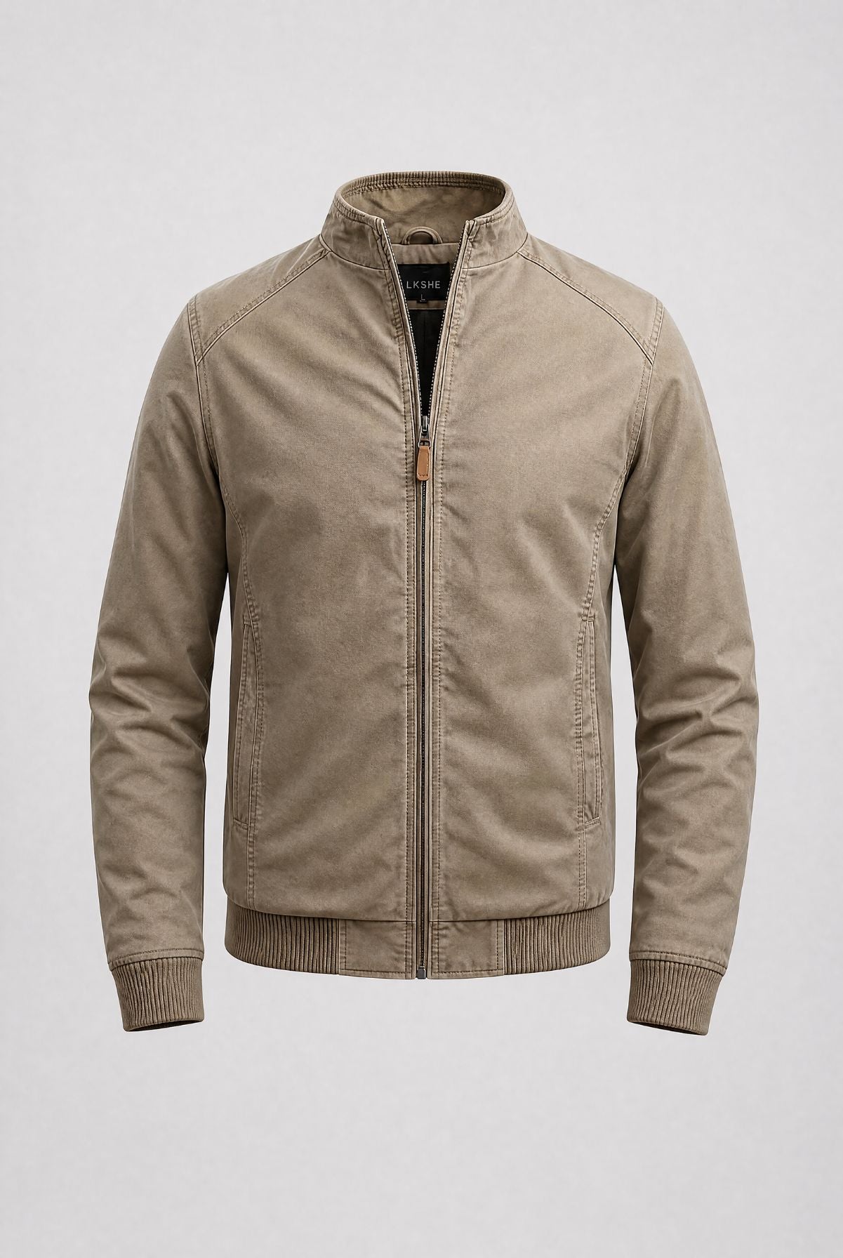 Jaqueta Masculina Bomber Atemporal com Gola Estruturada