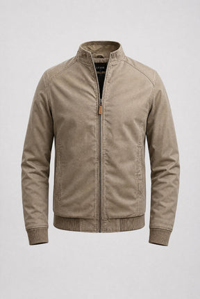 Jaqueta Masculina Bomber Atemporal com Gola Estruturada