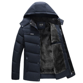 Jaqueta Masculina Inverno Fiorinni Warmcover - Capuz Removível