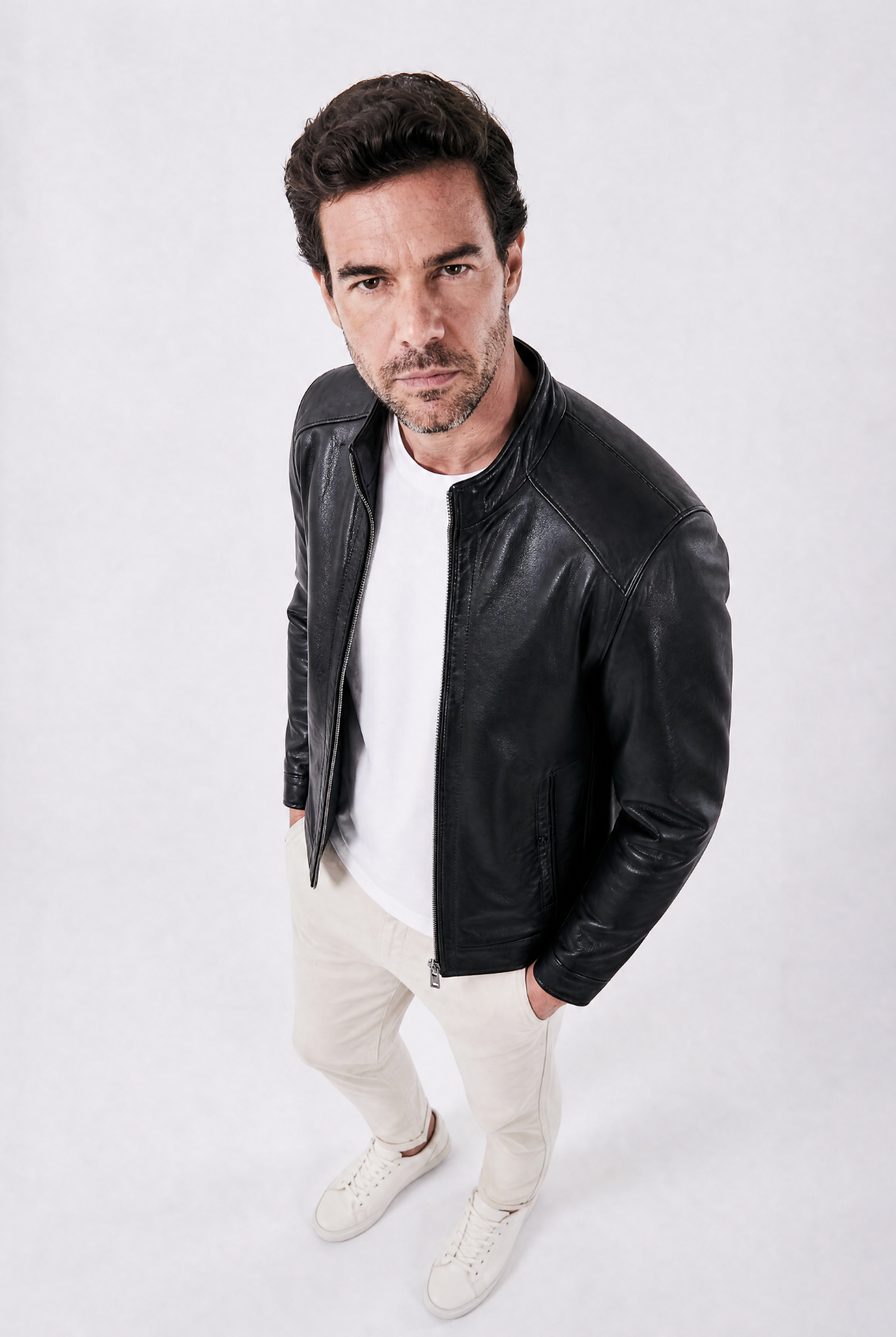 Jaqueta Masculina de Couro Keanu