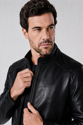 Jaqueta Masculina de Couro Keanu