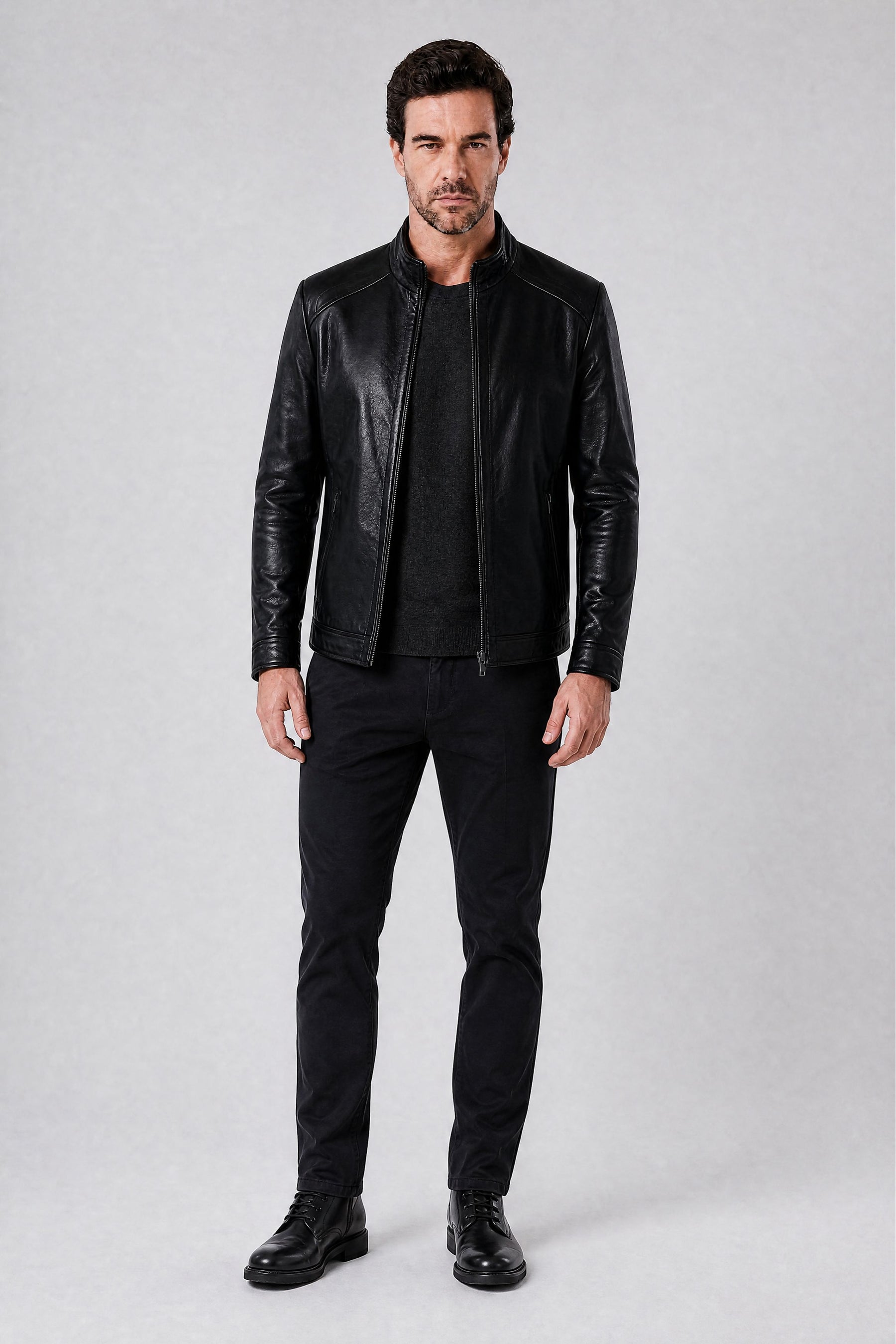 Jaqueta Masculina de Couro Keanu