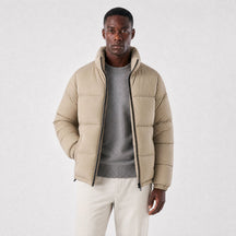 Jaqueta Puffer Masculina Northstar bege