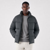 Jaqueta Puffer Masculina Northstar cinza escuro