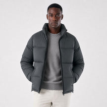 Jaqueta Puffer Masculina Northstar cinza escuro