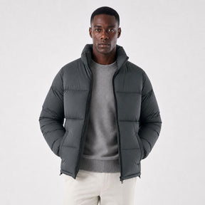 Jaqueta Puffer Masculina Northstar cinza escuro