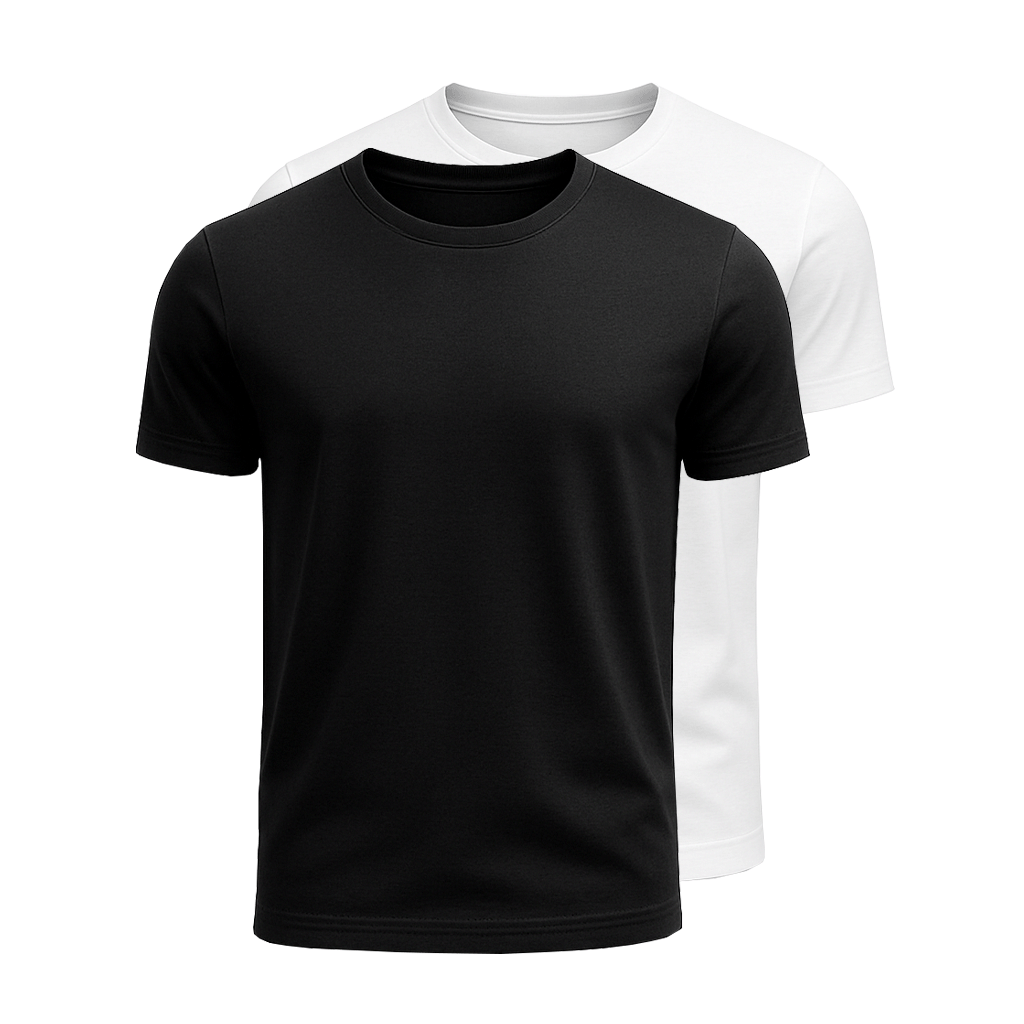 Kit 2 Camisetas Algodão Egípcio Fiorinni