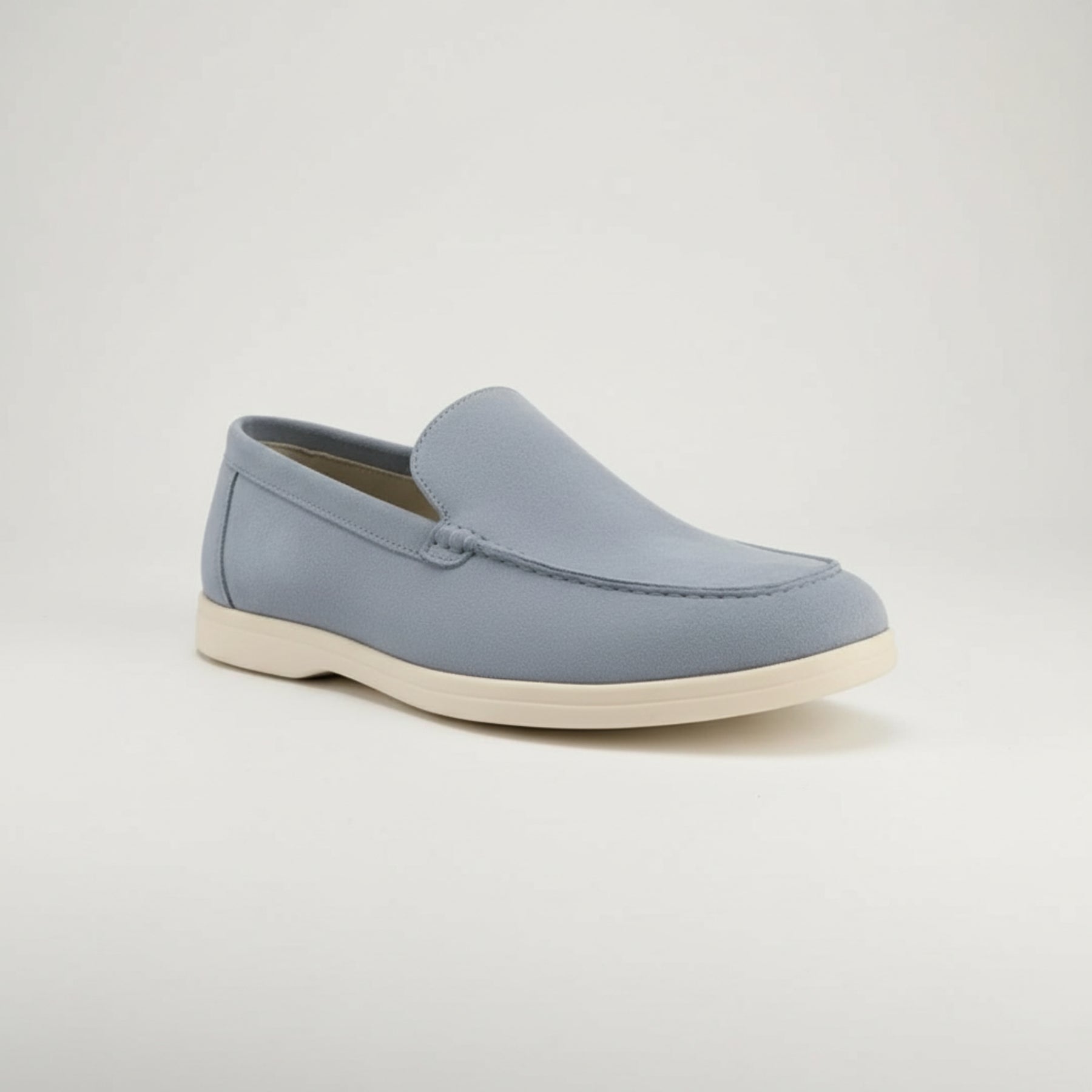 Mocassim Loafer Masculino Milano azul bebê