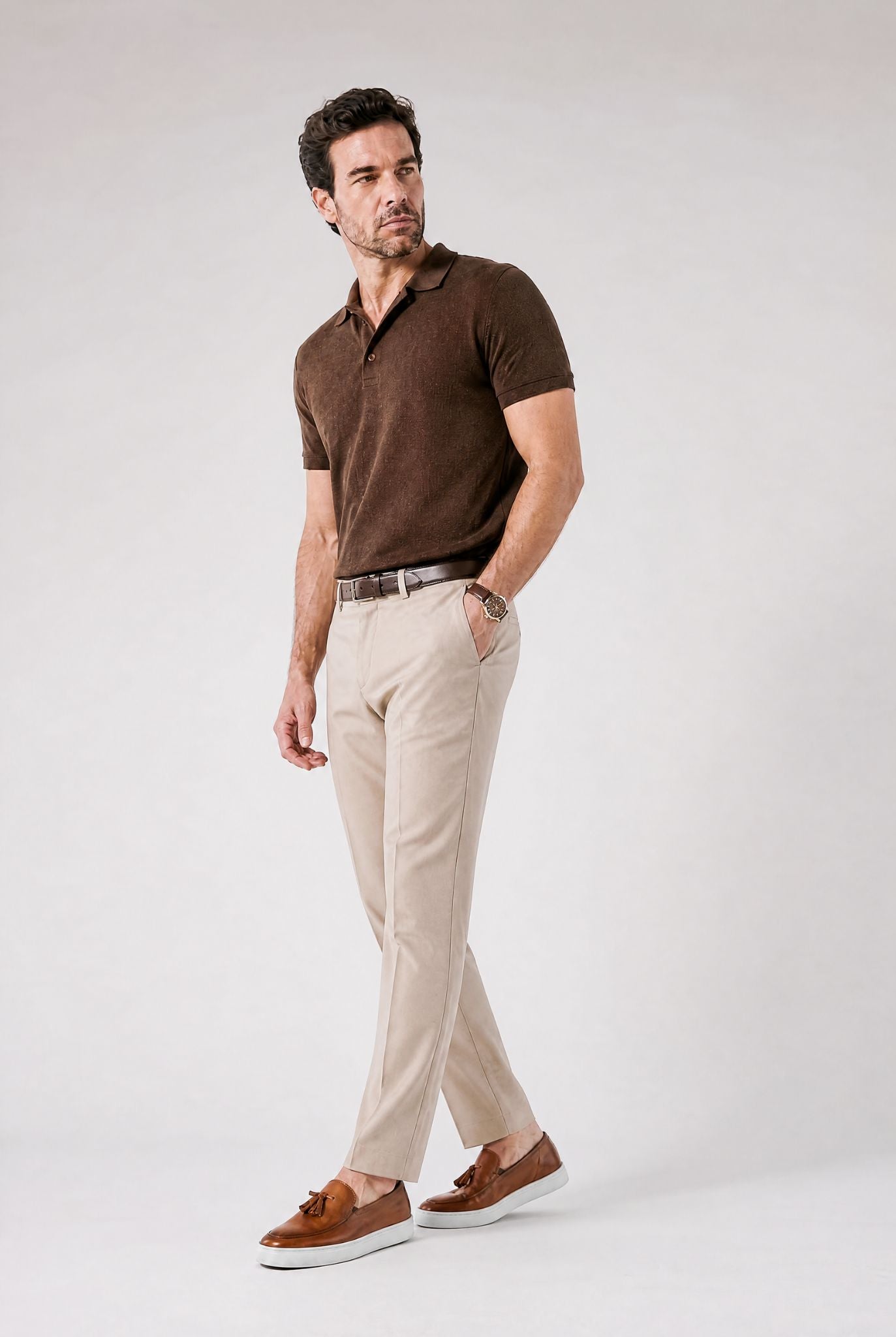 Mocassim Masculino Casual Elegante Florença