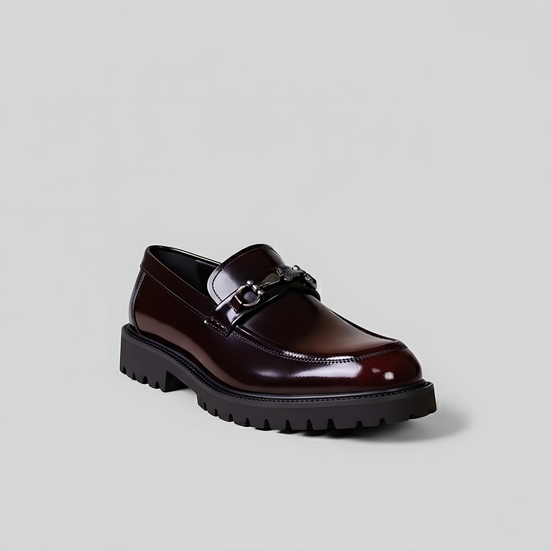 Mocassim Loafer Masculino Monza vinho 