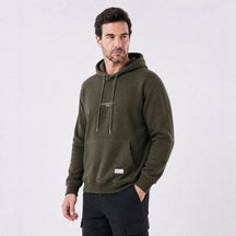 Moletom Masculino Oversized com Capuz e Bolso Canguru verde
