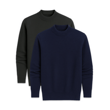 Conjunto 2 Suéteres Básicos Fiorinni Preto e Azul