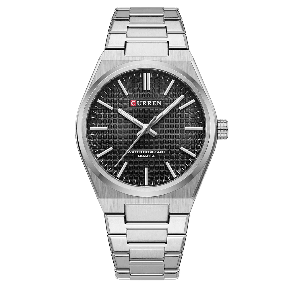 Relógio Masculino Fiorinni Carrera Silver Black