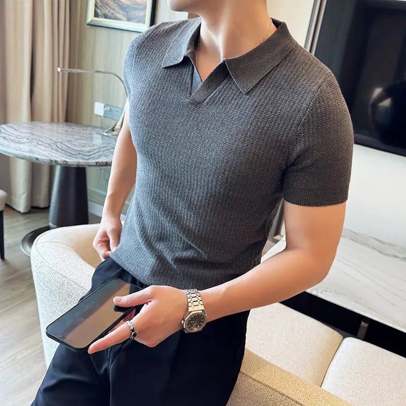 Camisa Polo Tricot Masculina Monza