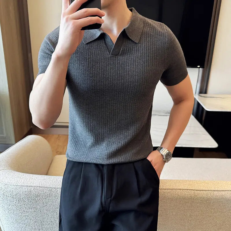Camisa Polo Tricot Masculina Monza