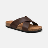 Sandália Masculina Areno marrom
